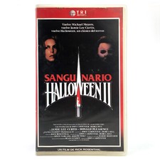 HALLOWEEN 2 SANGUINARIO Jamie Lee Curtis TERROR SLASHER MICHAEL MYERS HORROR VHS