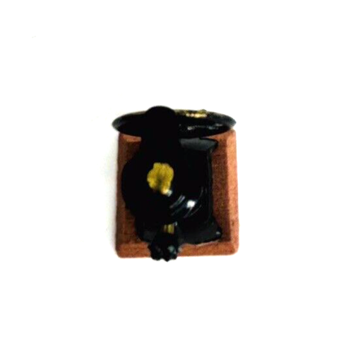 Dollhouse Miniature Metal Coffee Grinder Black Die Cast 1 3/8" H X 3/4" W - Picture 7 of 8