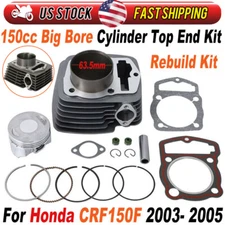150cc Big Bore Cylinder Top End Kit For Honda CRF150F 2003-05 Engine Rebuild Kit