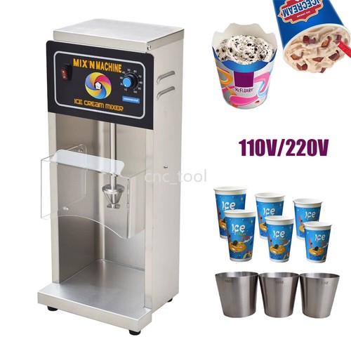 750W Electric Ice Cream Mixer Mcflurry Blender Ice Cream Blending Machine 10000r - Picture 1 of 8