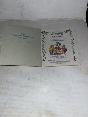 Lot of 2 My First Little Golden Books Vintage NICE! - Imagen 4 de 4