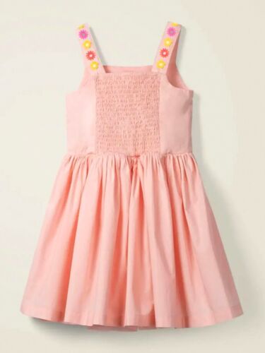 Girls Embroidered Dress Sundress for Beach Vacation Travel 4Yr / 5Yr NEW - Picture 6 of 35