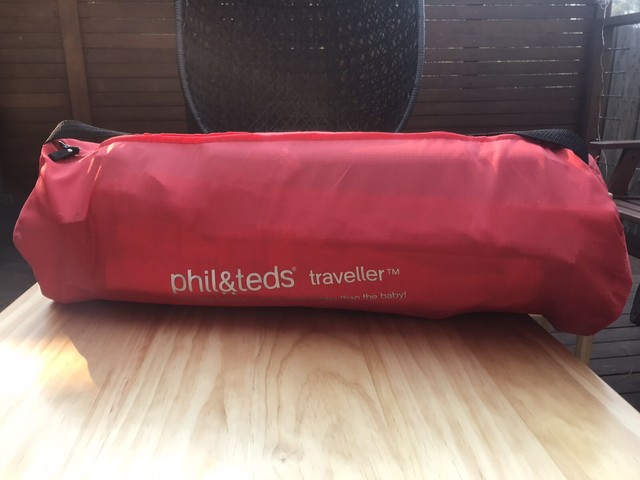 Phil And Teds Traveller Travel Cot Silver For Sale Online Ebay