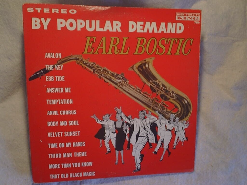1961 EARL BOSTIC-By Popular Demand LP, king 786,body & soul,velvet sunset,avalon - Picture 1 of 5