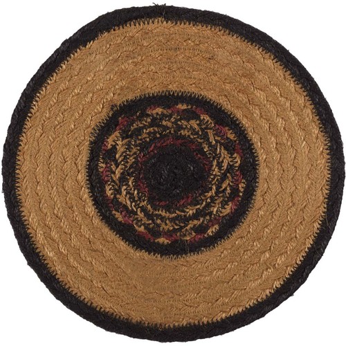 Heritage Farms Star YUTE TRIVET 8" País Negro Bronceado Granja Rústica - Imagen 2 de 3