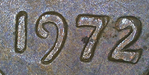 Lincoln Memorial Cent 1972 DDO-008, FS-108 raro encontrar bonita moneda marrón - Imagen 8 de 9