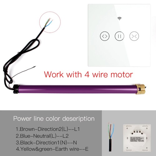 WiFi Smart Curtain Switch Touch Rollo Rolladen für Tuya Alexa Google APP - Bild 13 von 24