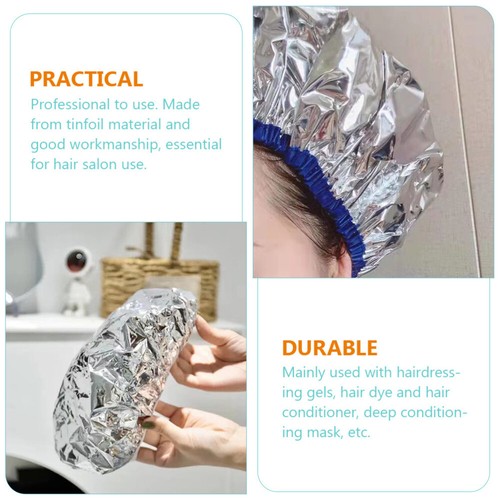 8pcs Hair Caps Hair Salon Caps Reusable Processing Caps Processing Caps Hair - Picture 2 of 11