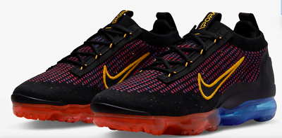 Nike Air Vapormax 2021 Flyknit Gradient Black Sneaker, Size 8 BNIB