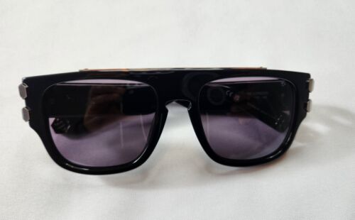 PHILIPP PLEIN SPP011X SONNENBRILLE FARBE 0700 PLEIN PURE PLEASURE LONDON SCHWARZ SILBER - Bild 8 von 12
