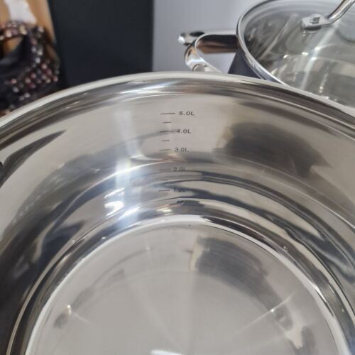 Batteria di Pentole 8 pezzi in acciaio inox 18/10 ottima qualita (idea regalo) - Foto 4 di 6
