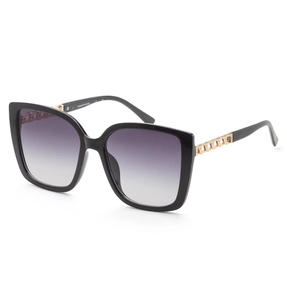 Skechers Women's 58mm Shiny Black Sunglasses SE6234-01B