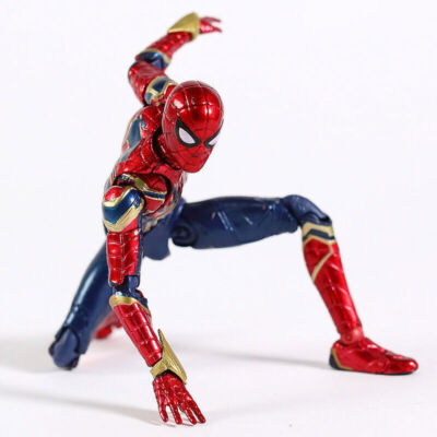 Mafex No.081 Infinity War Iron Spider-Man Action Figure In