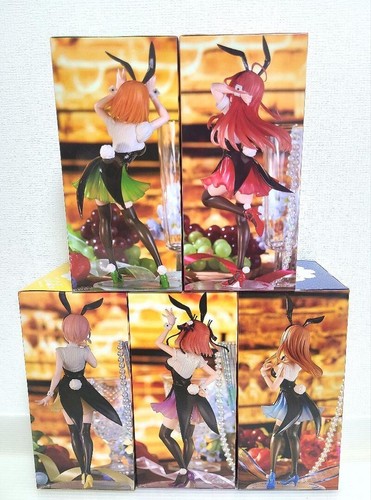 The Quintessential Quintuplets Bunny cos Trio-Try-it figure set of 5 JAPAN F/S - Picture 4 of 4