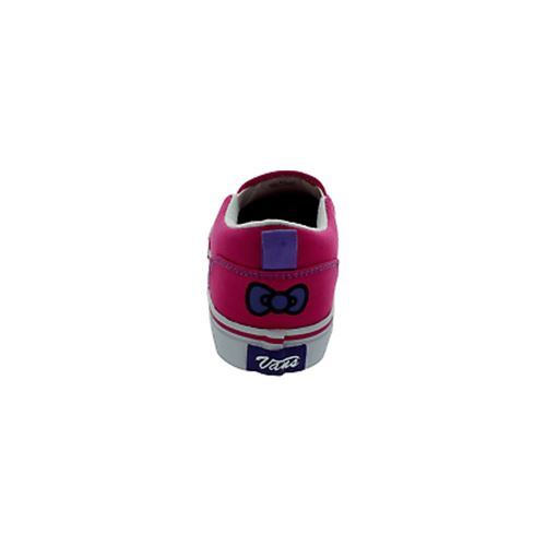 Vans Big Girls Asher Hello Kitty Fashion Slip On Sneakers Magenta/White - Picture 6 of 13