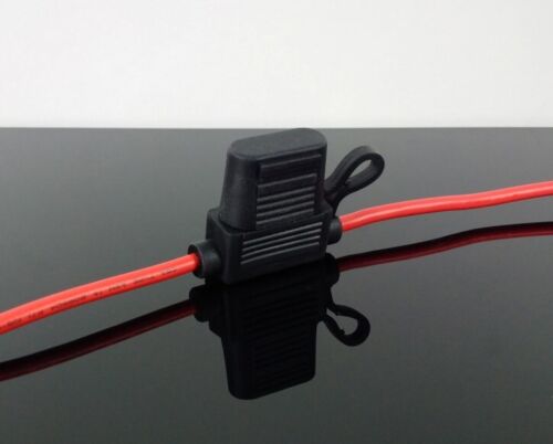 Sicherungshalter für Flachstecksicherungen Blade Fuse Case Holder In-Line 6V 12V - Picture 2 of 3