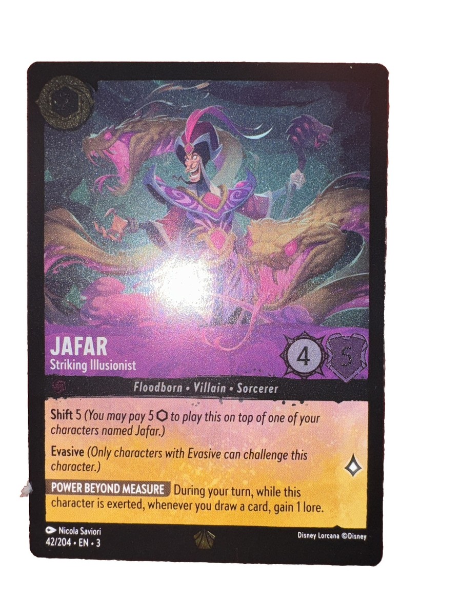 Lorcana Jafar - Striking Illusionist - 42CF/204 - Legendary