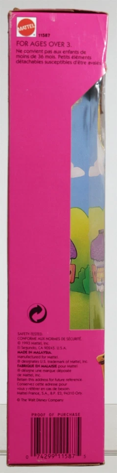 Muñeca extranjera Mickey's Toontown Stacie exclusiva de Disney - 11587 Mattel 1993 en caja original Foto 4 de 4