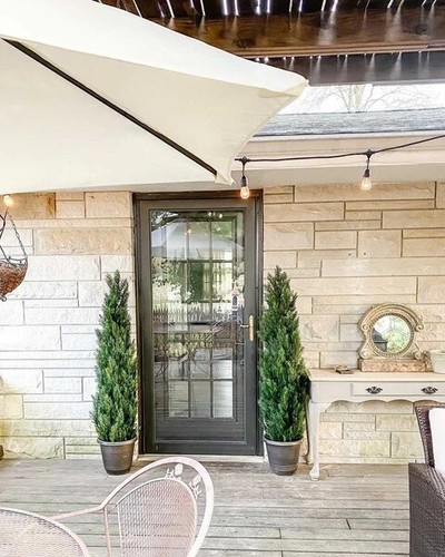 6' Cedar Pine Artificial Topiary Tree Home Decor UV (Indoor/Outdoor) Retail $245 - Picture 8 of 10