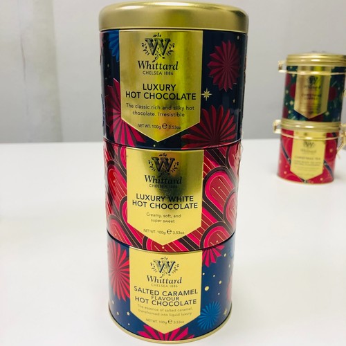 Whittard of Chelsea Luxury Hot Chocolate Coffee Christmas Tea Biscuit Bundle New - Picture 7 of 18