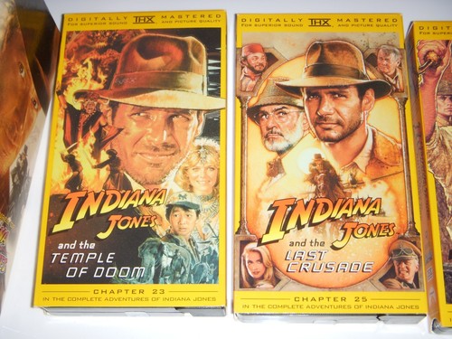 Indiana Jones - The Adventure Collection VHS, 1999, 3-Band-Set, Vollformat Neu - Bild 6 von 10