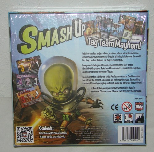 New Paul Peterson Smash Up Board Game AEG Sealed - Picture 2 of 2