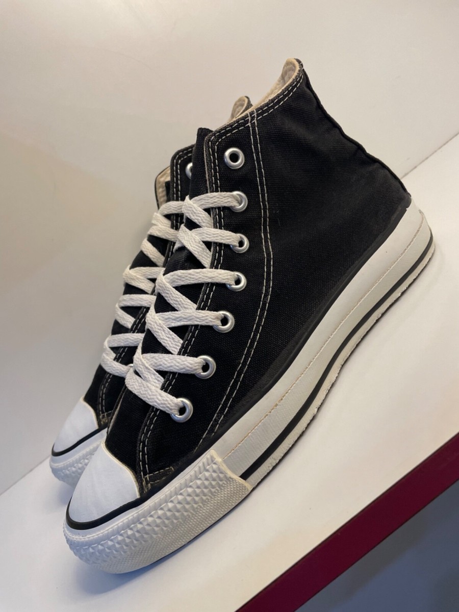 Vtg 90s Converse All Star Chuck Taylor High Top Shoes Black