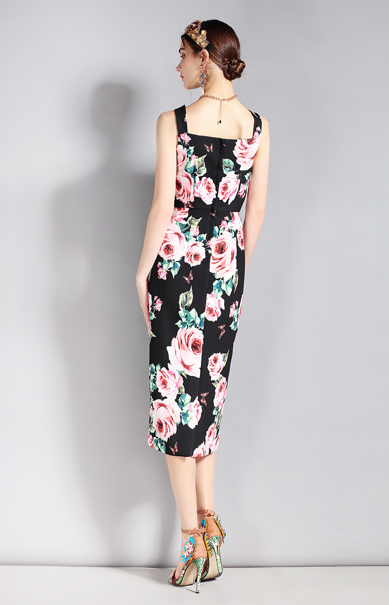 ALMA 35 Inspiration Designer Imprimé Sexy Floral Rose Imprimé Designer gaine moulante robe d'été c9161d ALMA 35 Inspiration Designer Imprimé Sexy Floral Rose Imprimé Designer gaine moulante robe d'été c9161d