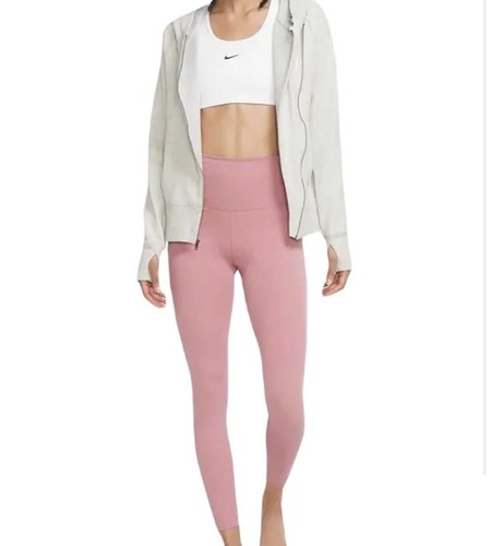 Nike Women's Yoga 7/8 Length Leggings, Size X- Small Pink