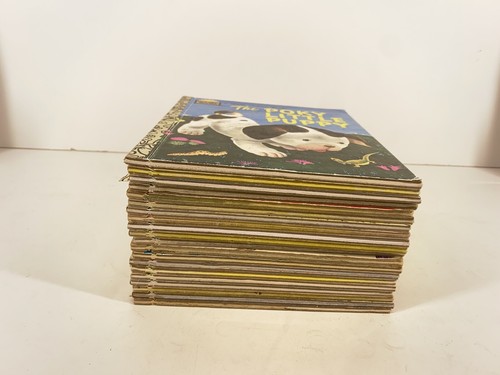 Lot of 20 Little Golden Books Disney Classics Sesame Street Big Bird Poky Puppy - Picture 3 of 6