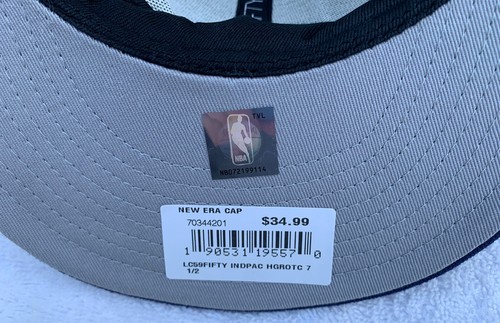 New Era Indiana Pacers 2 Tone 59FIFTY Fitted Hat Cap blau grau Gr. 7 1/2 NEU - Bild 7 von 16