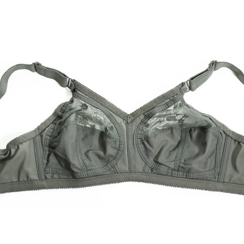 UK Ladies Firm Control Lace Non Wired Full Coverage Minimiser Bra Plus Size BCDE - Picture 24 of 50