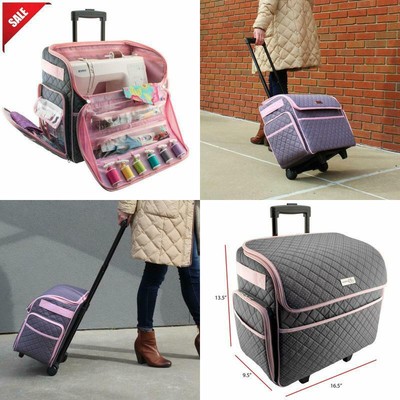 Sewing Machine Case Wheels Rolling Bag Luggage Travel Storage Carry Tote Ebay Sewing Machine Case Wheels Rolling Bag Luggage Travel Storage Carry Tote Ebay