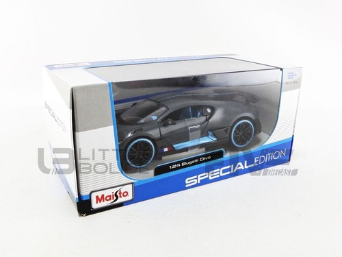 MAISTO 1/24 - BUGATTI points de vente DIVO - 2018 31526BK/BL