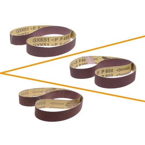 10Pcs 25*762 mm Aluminium Oxide Sanding Bands 1x30 inch Belt Sander Polishing - Picture 3 of 17