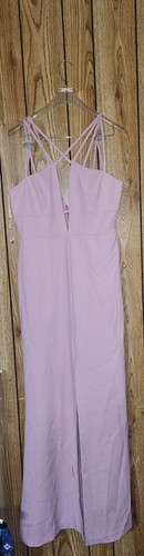 NUEVO CON ETIQUETAS VESTIDO MAXI BCBG MAXAZRIA PADMA RECORTADO DELANTERO ABERTURA $300 - Imagen 5 de 8