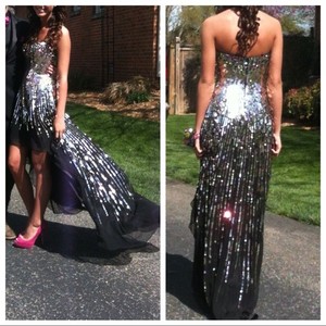 Sherri Hill Prom Homecoming Dress Size 2 Black Style 8439 Ebay Image Is Loading Sherri Hill Prom Homecoming Dress Size 2 Black