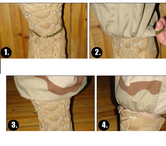 military bdu boot blousers