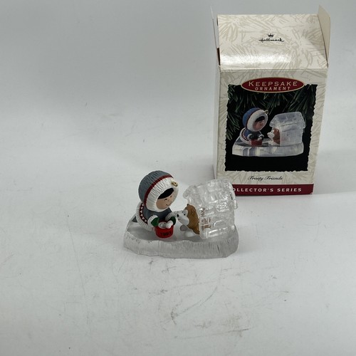 Lot (3) Hallmark 1993 Keepsake Ornaments Rocking Horse Cozy Home Frosty Friend - Picture 9 of 16