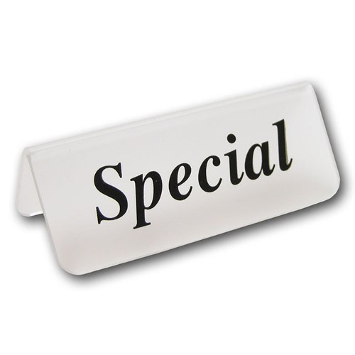 Acrylschild Arbeitsplattenschilder Ladenschild Verkaufsnachricht Schilder Ausräumschilder 3" W - Bild 7 von 10