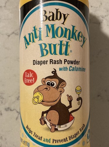 Anti-Monkey Butt BABY Diaper Rash Powder with Calamine Original Formula 6oz - Picture 2 of 6