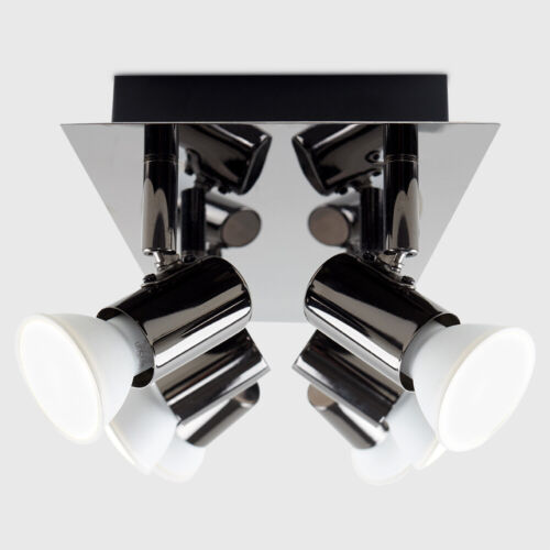 6 Way Ceiling Spot Light Fitting LED GU10 Adjustable Kitchen Spotlight Bar Lamp - Picture 13 of 38