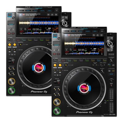 Pioneer DJ CDJ-3000 2 Pair + DJM-V10 DJ Controller Mixer Set