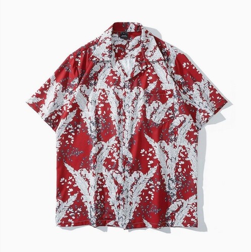 Vintage Loose Island Hawaiian Floral Shirt Men Women Summer Short Sleeved Top - Picture 7 of 33