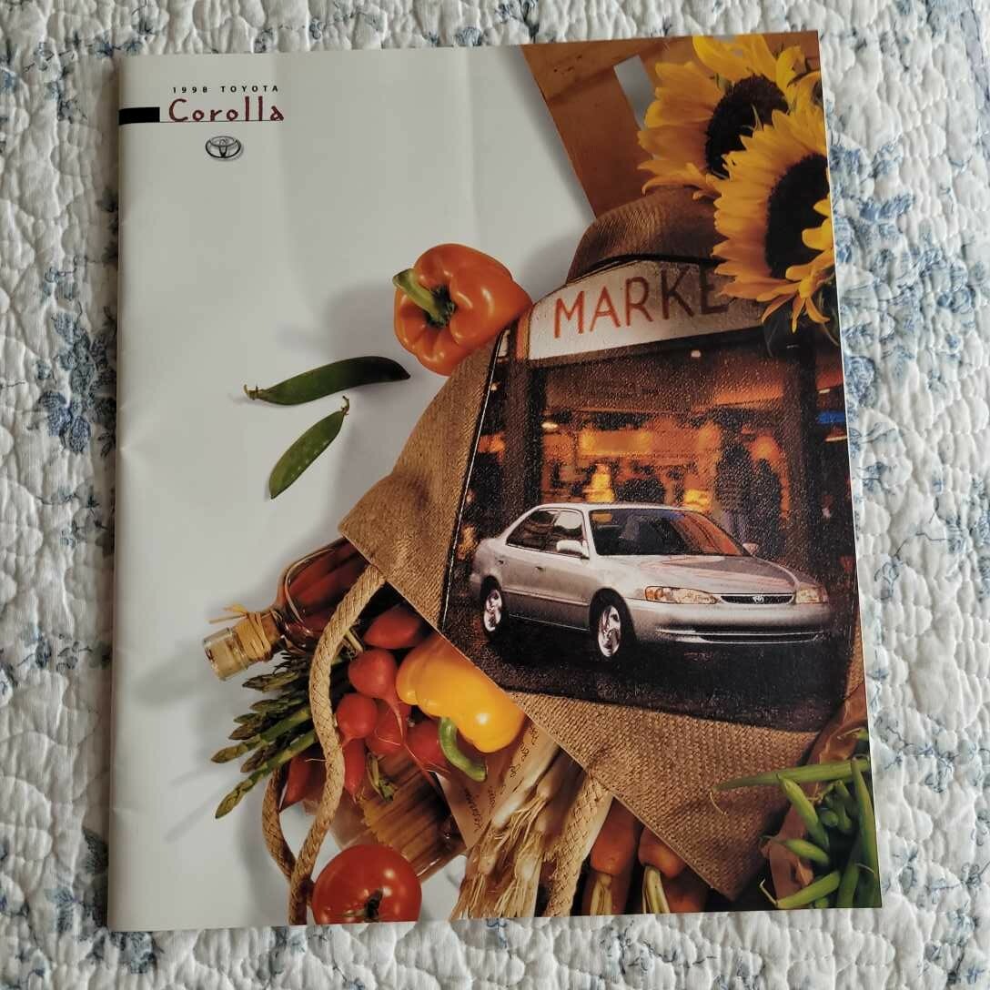 1998 Toyota Corolla Brochure Catalog VE CE LE | eBay