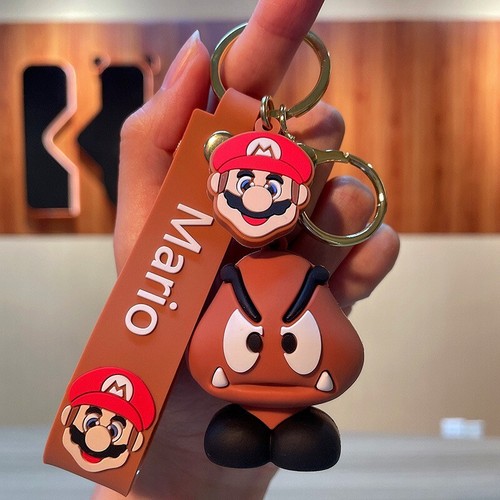 New Super Mario Bros 3D Gummi Schlüsselanhänger mit lebendigem Armband - Bild 9 von 9