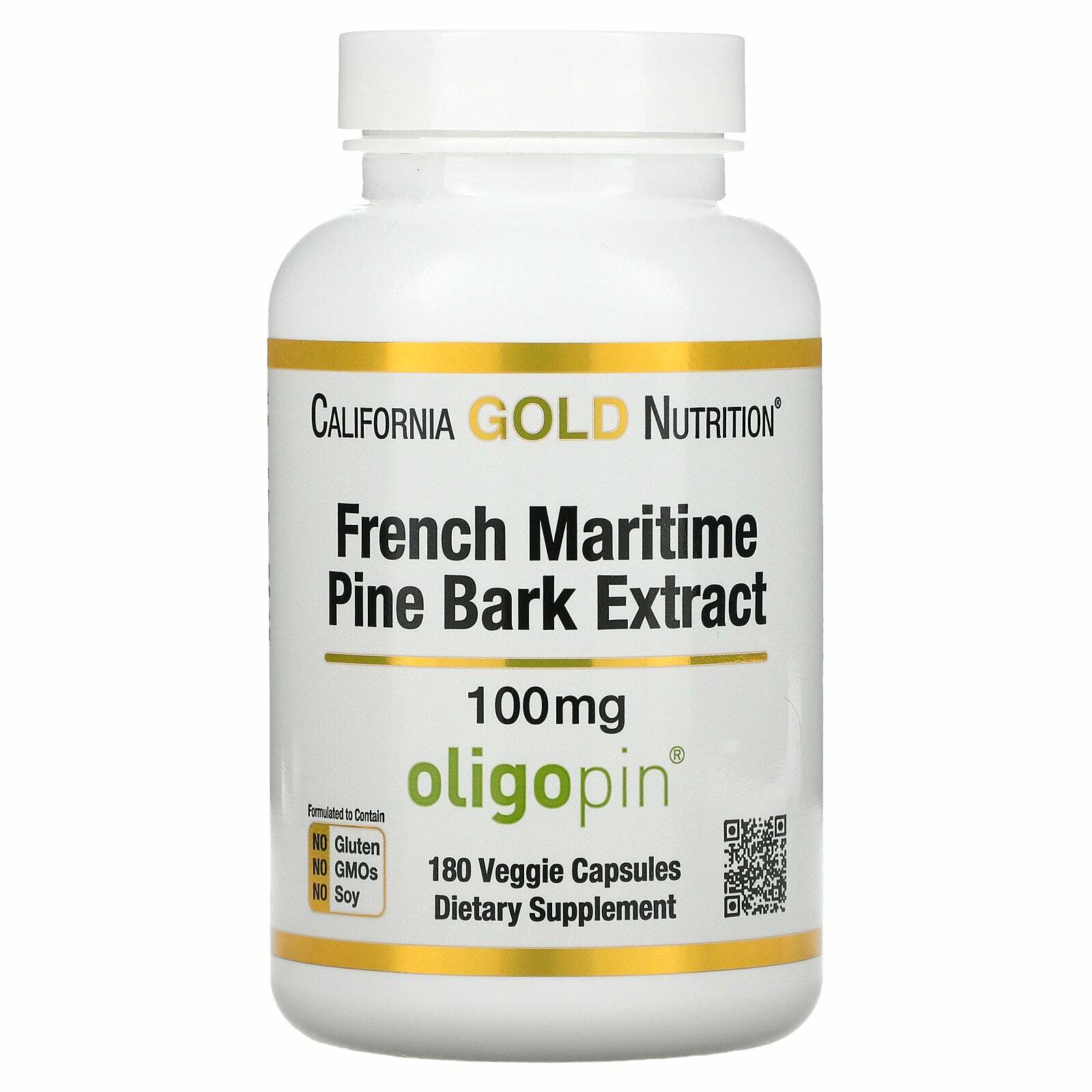 California Gold Nutrition French Maritime Pine Bark Extract 