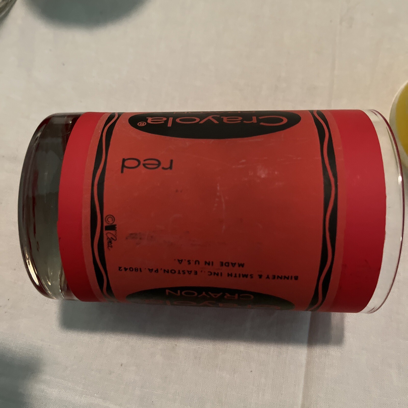 Crayola Crayon Set Of 5 Glass Cora Cups 5 Inch Colorful eBay