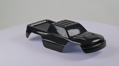 Custom Body Black for Traxxas Rustler 2WD 1/10 Truck Car Shell Cover 1:10 - Video 1 of 1