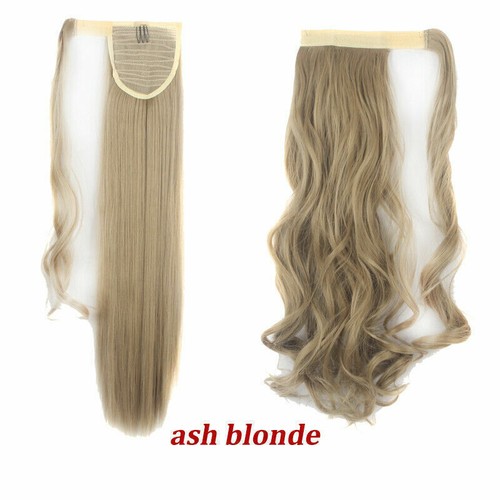 100% Real Clip In Hair Extension Ponytail Wrap Around As Human Long Hair Y@Y - Picture 7 of 18